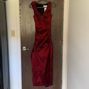 Red gown